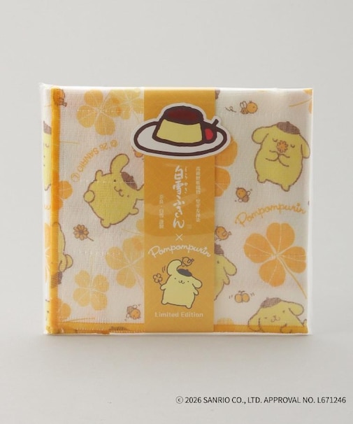 白雪友禅ふきん ポムポムプリン