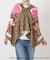 日焼けハローキティ 冷感タオルポンチョ LEOPARD BR