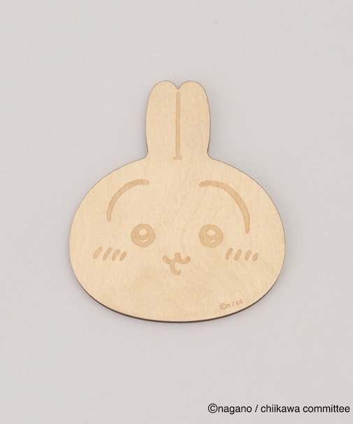 木製コースター うさぎ ＜ちいかわ＞