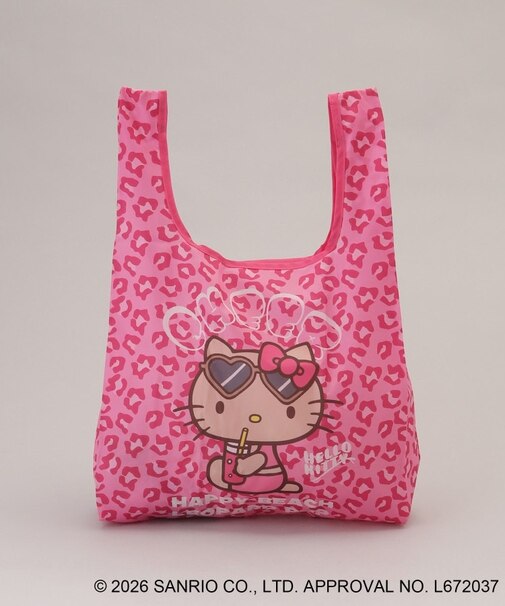 日焼けハローキティ エコバッグ LEOPARD PK