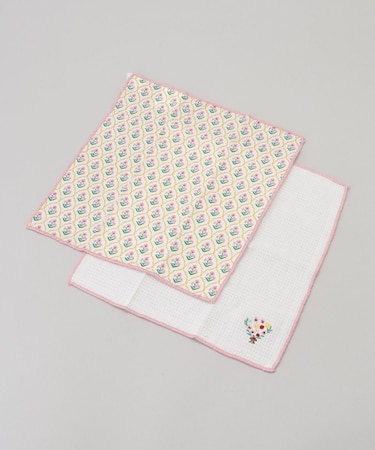 ディッシュクロス2P ピンクブーケ LPK
