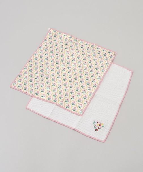 ディッシュクロス2P ピンクブーケ LPK