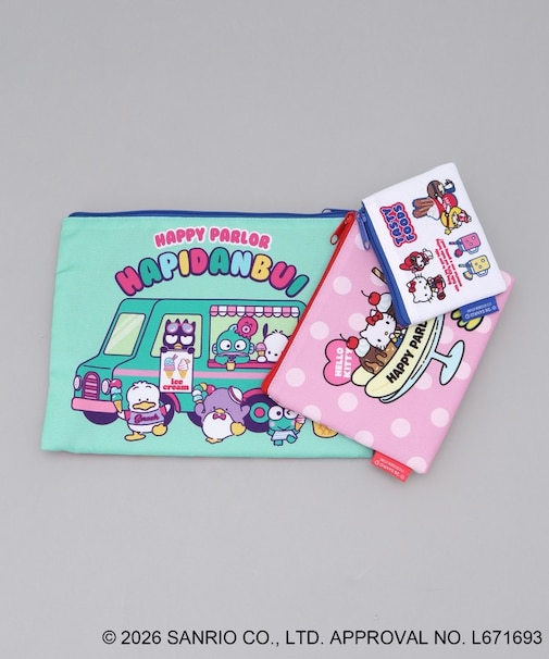 ポーチ3P SANRIO CHARACTERS ＜Sanrio サンリオ＞