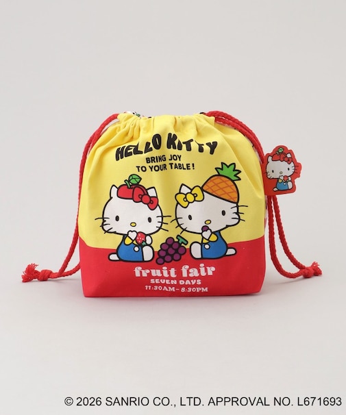 ランチ巾着 HELLO KITTY ＜Sanrio サンリオ＞