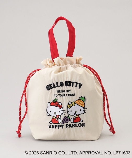 保冷巾着ランチバッグ HELLO KITTY ＜Sanrio サンリオ＞