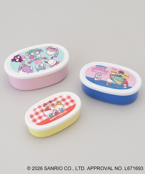 シール容器3Pセット SANRIO CHARACTERS ＜Sanrio サンリオ＞