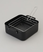 鉄製正方型揚げ鍋20×20cm フライヤー付