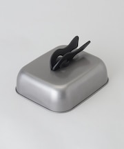 バーニスタ シリコーン加工スタンドプレートカバー角型22×18.5cm
