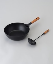 バーニスタ 鉄製いため鍋28cm お玉付
