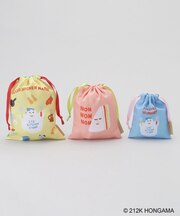 巾着3Pセット <HONGAMA ホンガマ>