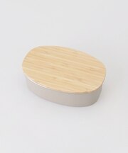 ステンレス ランチボックス オーバル GY <ののじ>