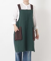 AP レガッタ リサイクルコットン グリーン×ダークブラウン