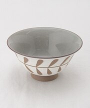 廻し木の葉 茶碗 WH