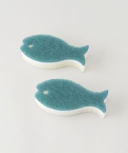 おさかなスポンジ 冬のきらめき 2個入り