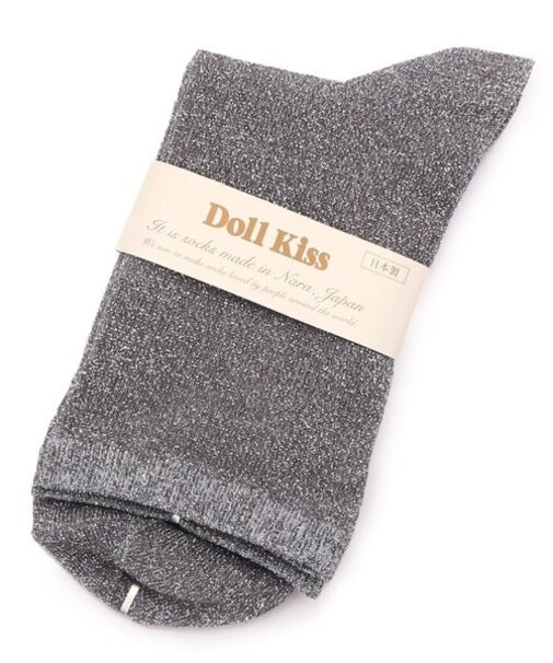 【販売累計45000枚越え】26色展開ラメ無地クルーソックス　靴下