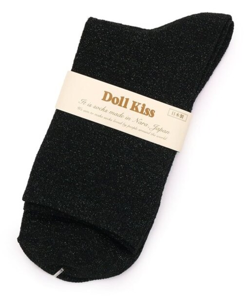 【販売累計45000枚越え】26色展開ラメ無地クルーソックス　靴下