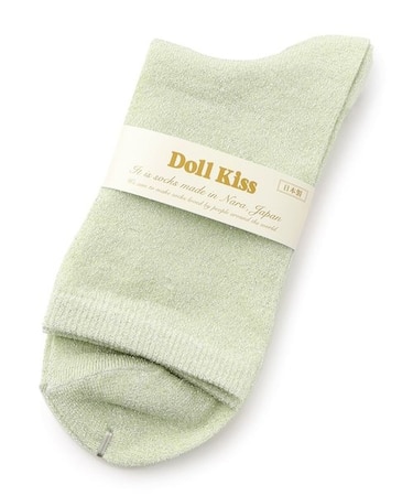 【販売累計45000枚越え】26色展開ラメ無地クルーソックス　靴下