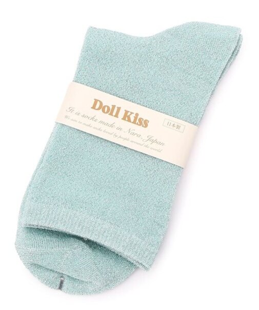 【販売累計45000枚越え】26色展開ラメ無地クルーソックス　靴下