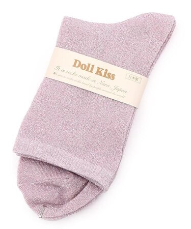 【販売累計45000枚越え】26色展開ラメ無地クルーソックス　靴下