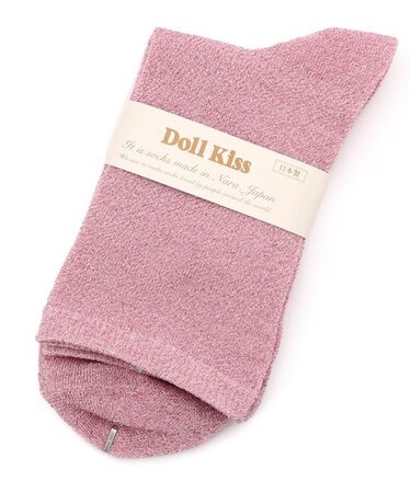 【販売累計45000枚越え】26色展開ラメ無地クルーソックス　靴下