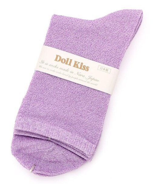 【販売累計45000枚越え】26色展開ラメ無地クルーソックス　靴下