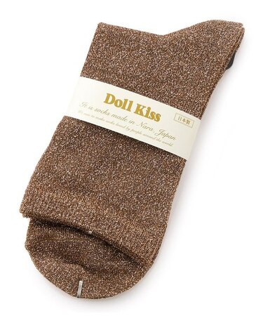 【販売累計45000枚越え】26色展開ラメ無地クルーソックス　靴下