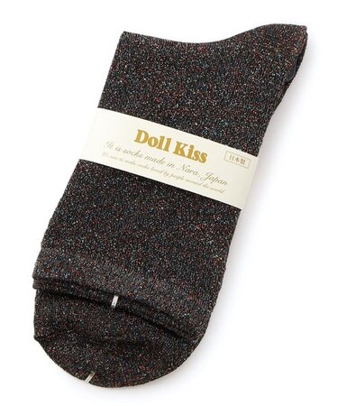 【販売累計45000枚越え】26色展開ラメ無地クルーソックス　靴下