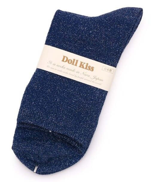 【販売累計45000枚越え】26色展開ラメ無地クルーソックス　靴下