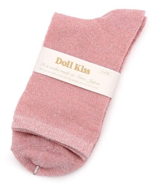 【販売累計45000枚越え】26色展開ラメ無地クルーソックス　靴下