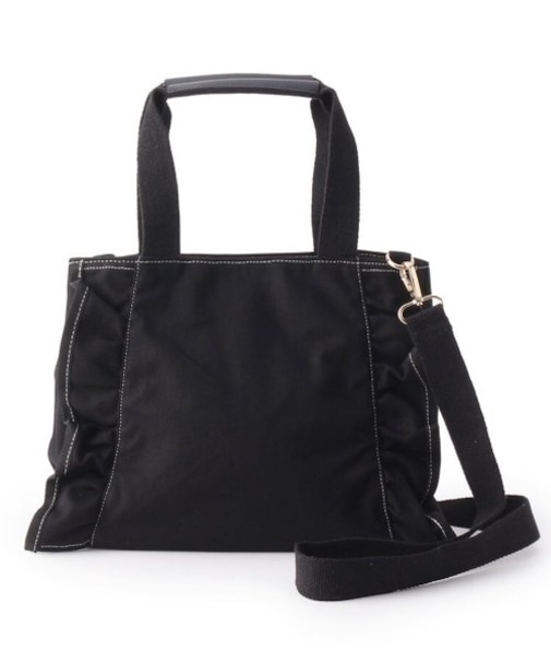 フリルキャンバストート