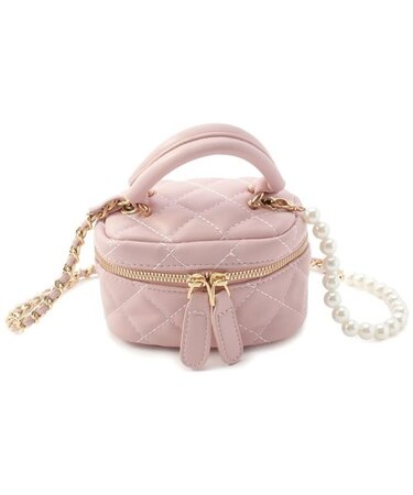 キルティングバニティバッグ