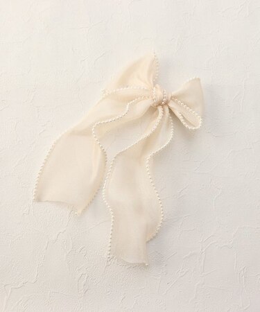 足長BIGリボンヘアクリップ