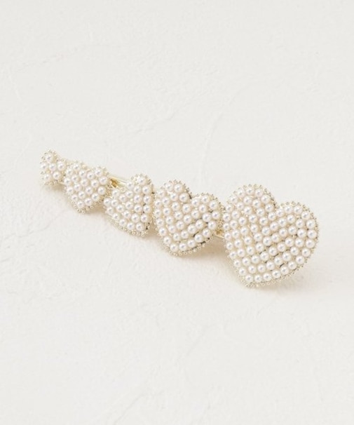 ハートキラキラミニヘアクリップ