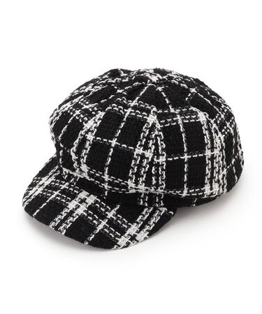 ツイードキャスケット