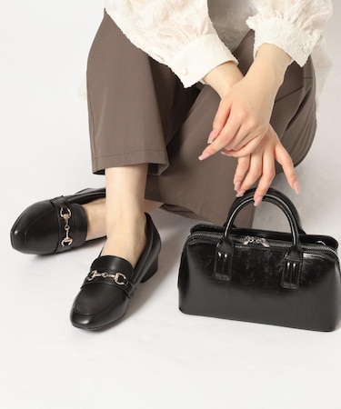 スクエアトゥローファー レイン対応