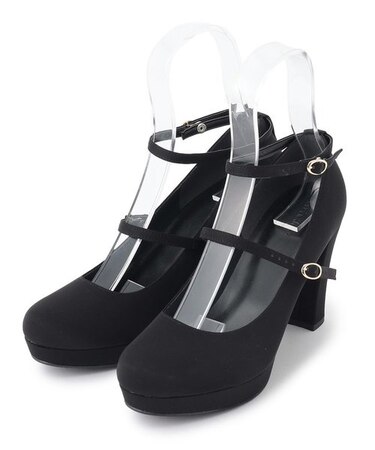 5WAYチャンキーヒール厚底パンプス