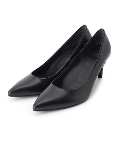 疲れにくいパンプス＜約7.5cmヒール＞ 歩きやすい レイン対応 ブラックフォーマル