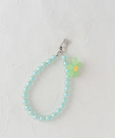 フラワービーズスマホブレス