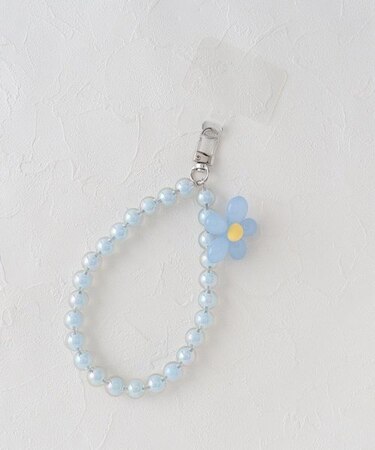 フラワービーズスマホブレス