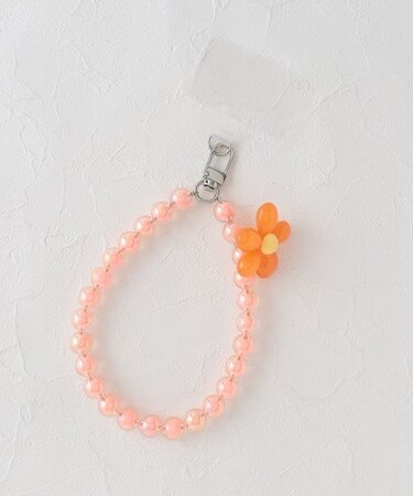 フラワービーズスマホブレス