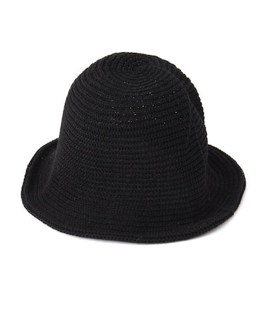 雑材風サマーニットサーモハット