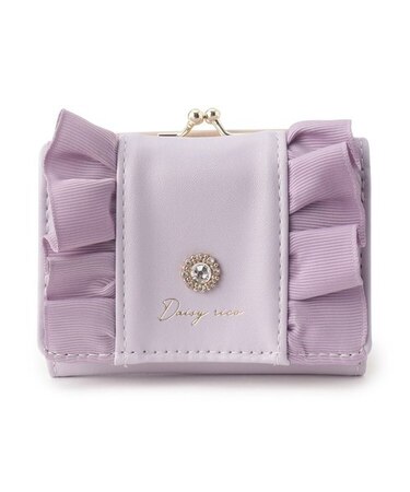 デイジーリコ ガーリーフリル口金ミニ財布