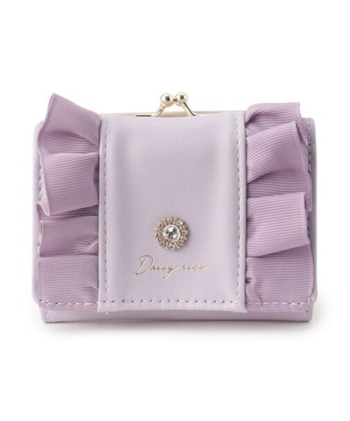 デイジーリコ ガーリーフリル口金ミニ財布