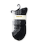 テグス甲レース柄クルー　靴下