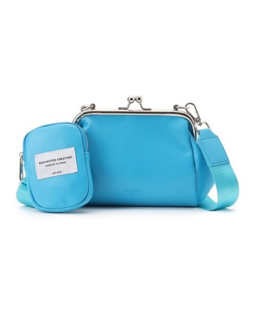 ポーチ付き がま口ミニショルダーバッグ