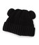 くまみみリブニット帽