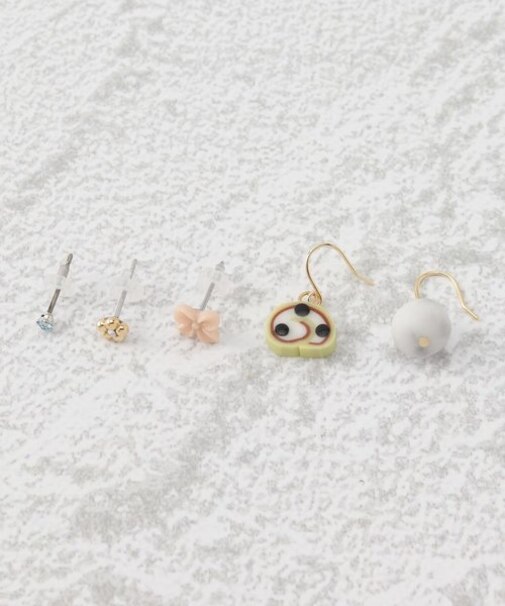 和菓子モチーフ ミニチュア セットピアス