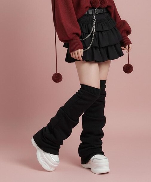 【新色追加】サテンリボンレースアップ厚底スニーカー