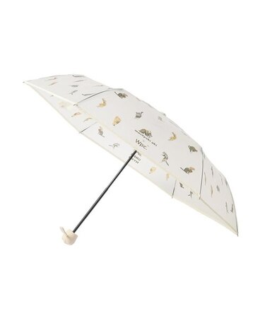 沖昌之×Wpc. プラスティックアンブレにゃん ミニ 雨傘 ビニール傘 折りたたみ傘