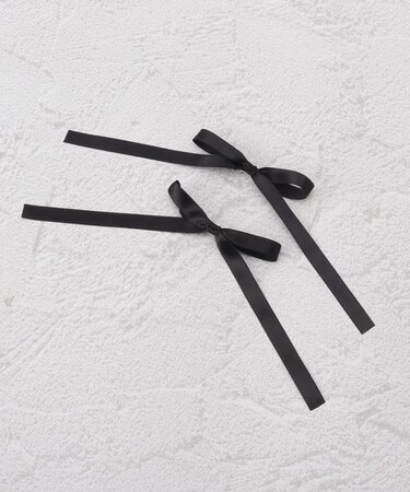 リボンSETクリップ リボン 2個セット ミニクリップ